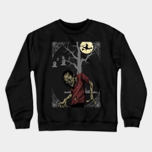 Halloween Zombie Crewneck Sweatshirt